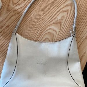 White Vintage Gucci Handbag